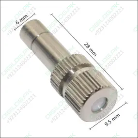 0.5mm Slip Lock Mist Nozzle For 6mm Quick Connector Spray