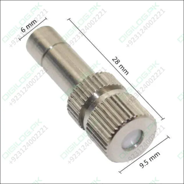 0.5mm Slip Lock Mist Nozzle For 6mm Quick Connector Spray