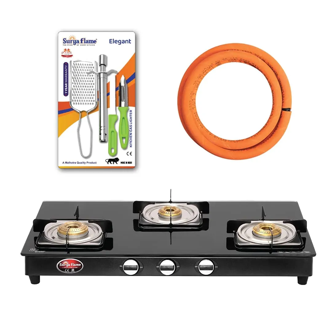 1 SF LPG STOVE 3B NEXA MS NA E COM|1 SF HOSE PIPE 1.5 MTR..|1 SF SPARK LIGHTER - PREMIER (PACK OF 2)..vb