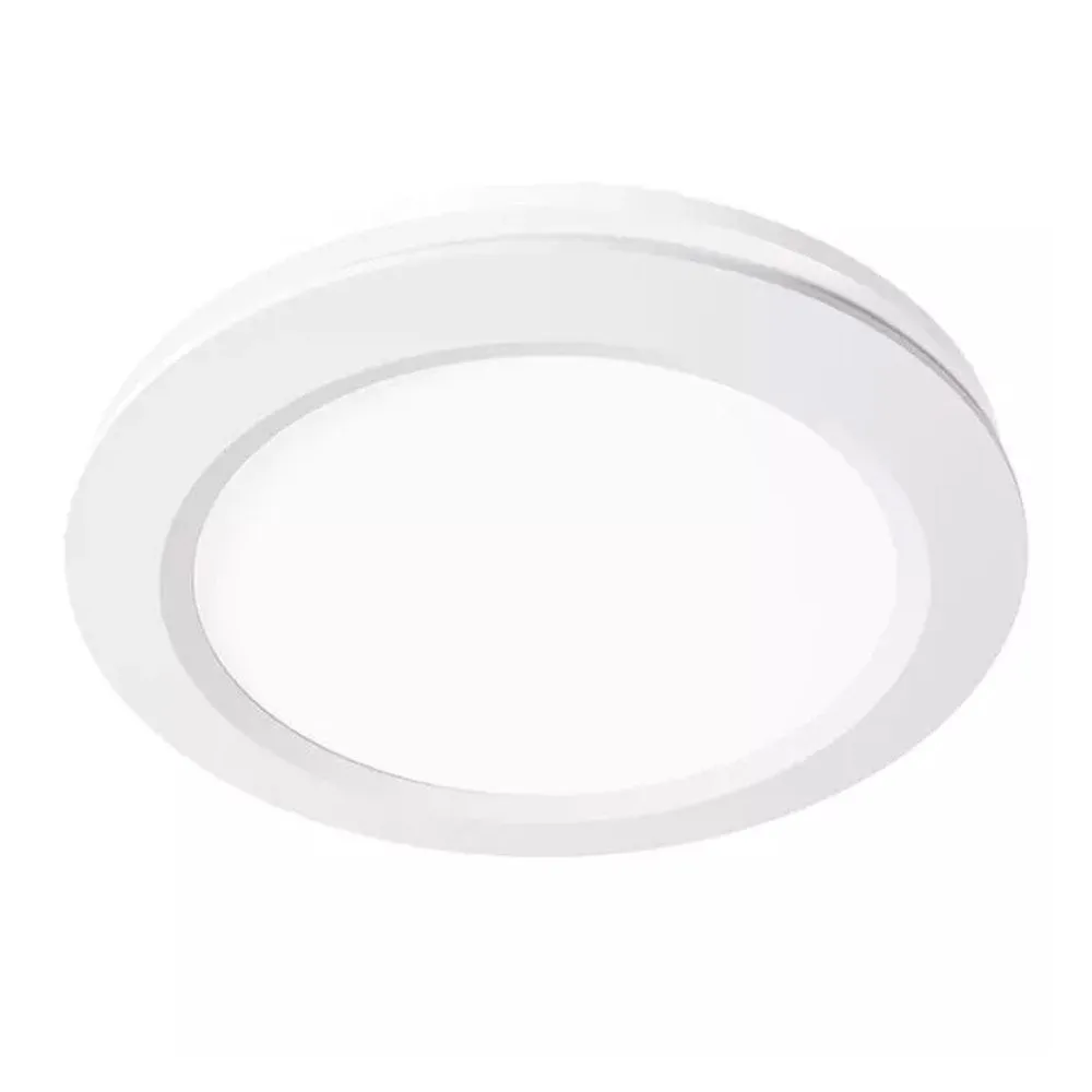 180 m³/hr 240mm Round Exhaust Fan w/ LED Light 25w in Matt Black or Matt White