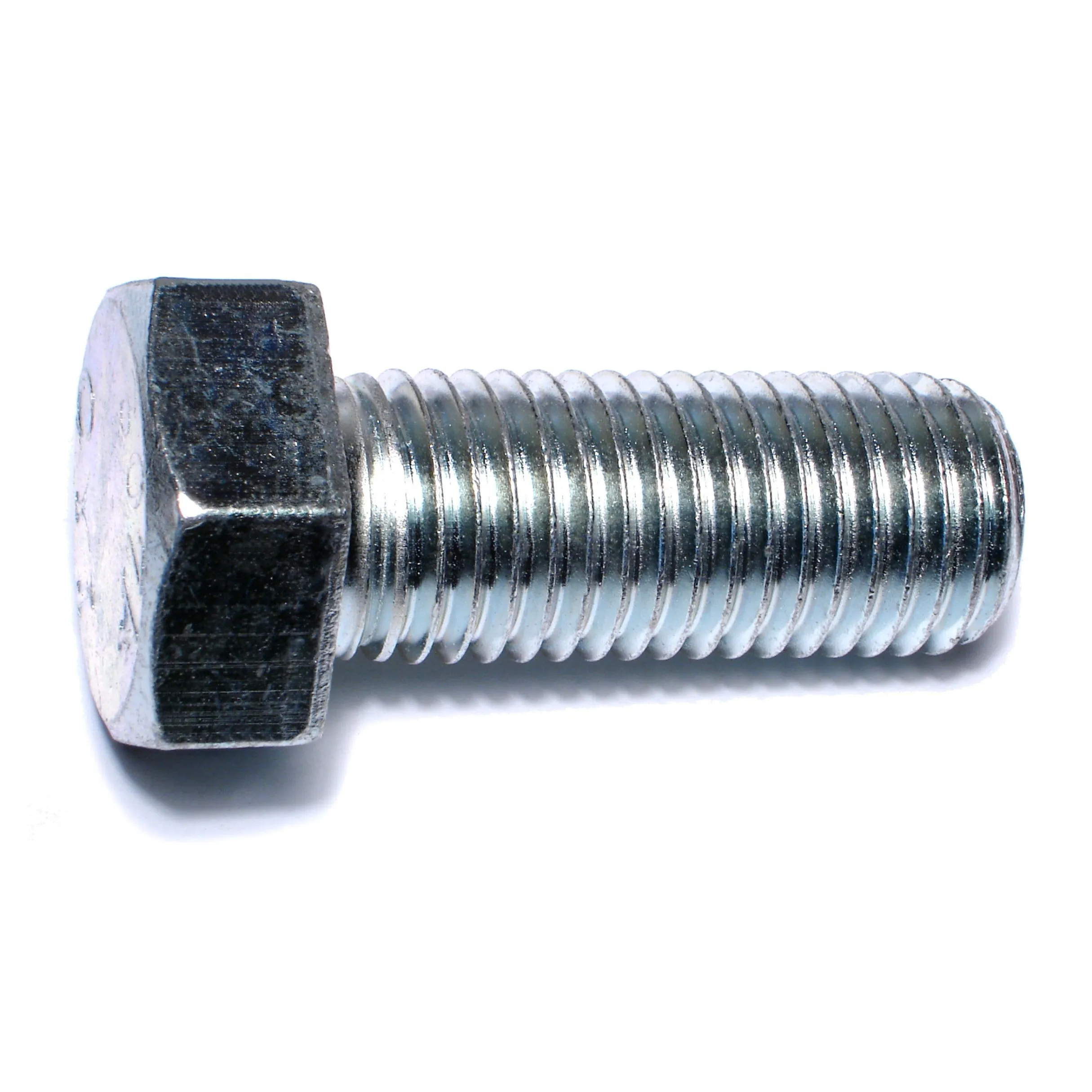 1"-8 x 2-1/2" Zinc Grade 2 / A307 Hex Bolts (5 pcs.)