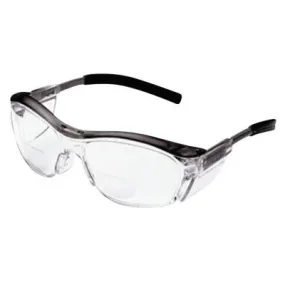 3M™ Nuvo Reader Protective Eyewear,  2.5 Diopter, Clear Anti-Fog Lens, Gray Frame, 11436-00000-20