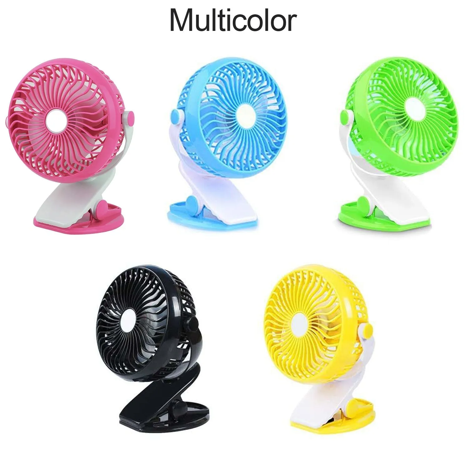 4824 Mini USB Clip Fan widely used in summers for cool down rooms and body purposes.(Battery Not Include)