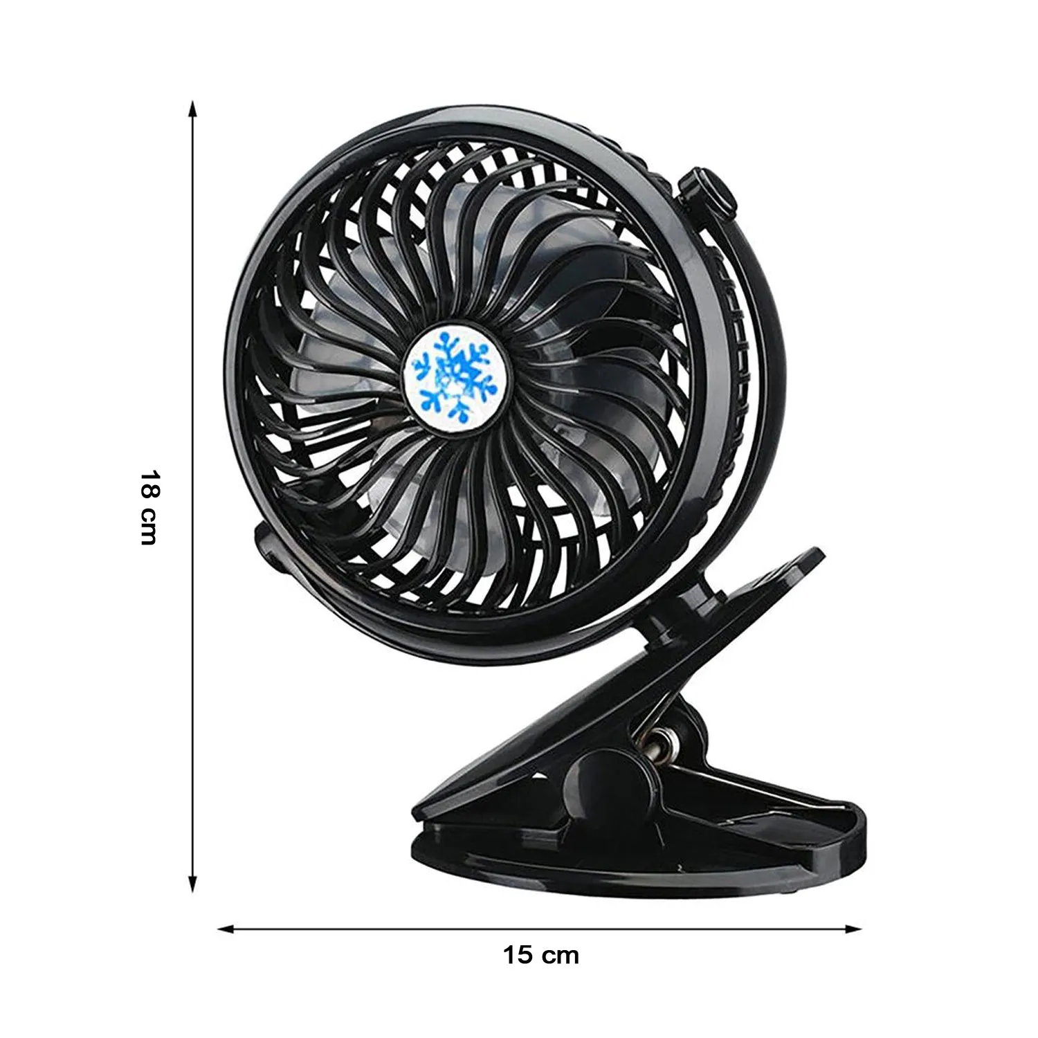 4824 Mini USB Clip Fan widely used in summers for cool down rooms and body purposes.(Battery Not Include)