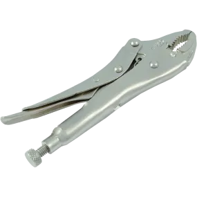 5"-CURVED JAW W/WIRE CUTTER-LOCKING