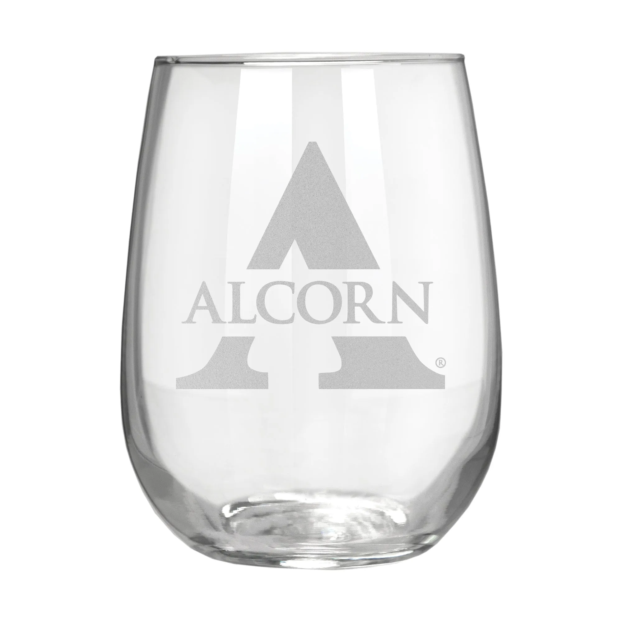 Alcorn State Bravehawks 17 oz. Stemless Wine Glass