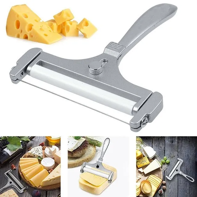 Aluminum Alloy Cheese Slicer Adjustable Thickness Kitchen Gadget