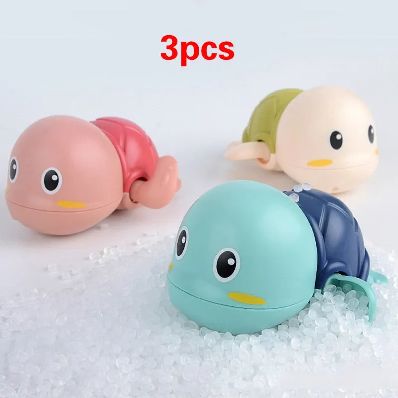 Apaffa's Fun Bubble Blower - Bathtub Toy Set for Kids with Crab, Bear, Duck