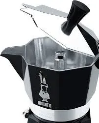 Bialetti Moka Express Coffee Maker 3 Cup, Black