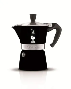 Bialetti Moka Express Coffee Maker 3 Cup, Black