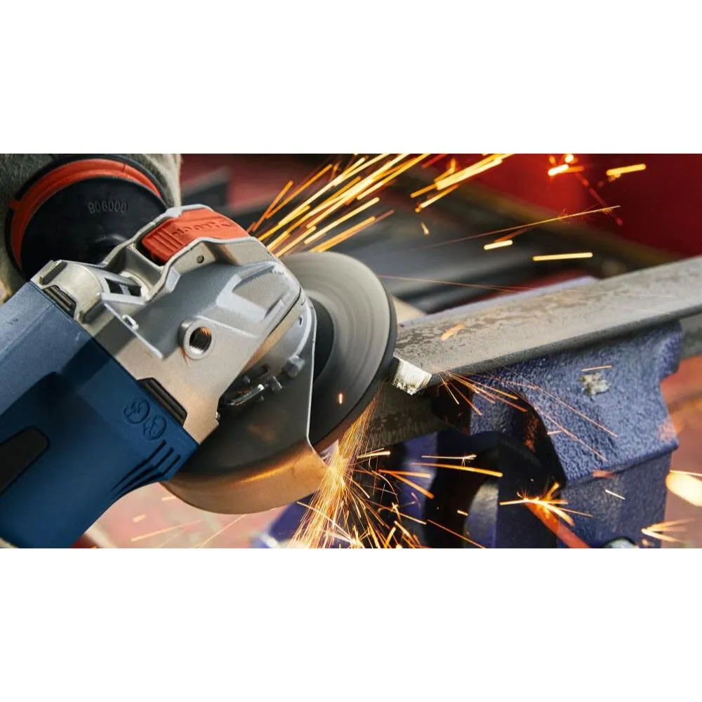 Bosch GWX18V-13PB14 PROFACTOR 18V X-LOCK 5 – 6 In. Angle Grinder with Paddle Switch and (1) CORE18V 8.0 Ah High Power Battery