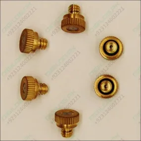 Brass Misting Nozzle 0.5mm Water Sprayer Fogging Nozzle