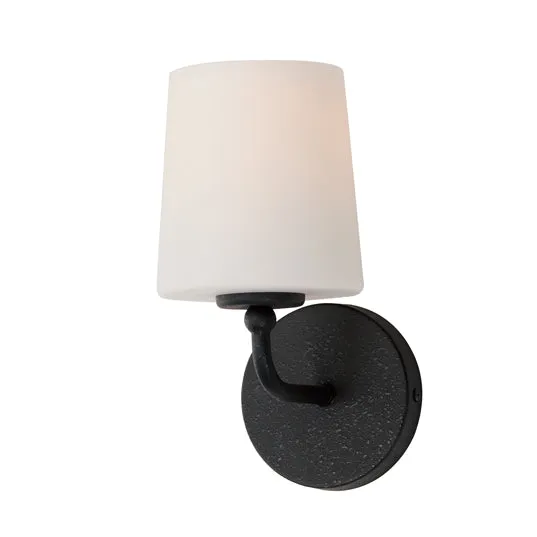 Bristol 1-Light Wall Sconce (Available in Anthracite, Black, Satin Brass, or Satin Nickel)