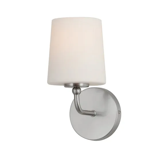 Bristol 1-Light Wall Sconce (Available in Anthracite, Black, Satin Brass, or Satin Nickel)