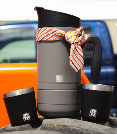 BruTrek BaseCamp 32oz French Press - Obsidian