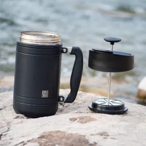 BruTrek BaseCamp 32oz French Press - Obsidian