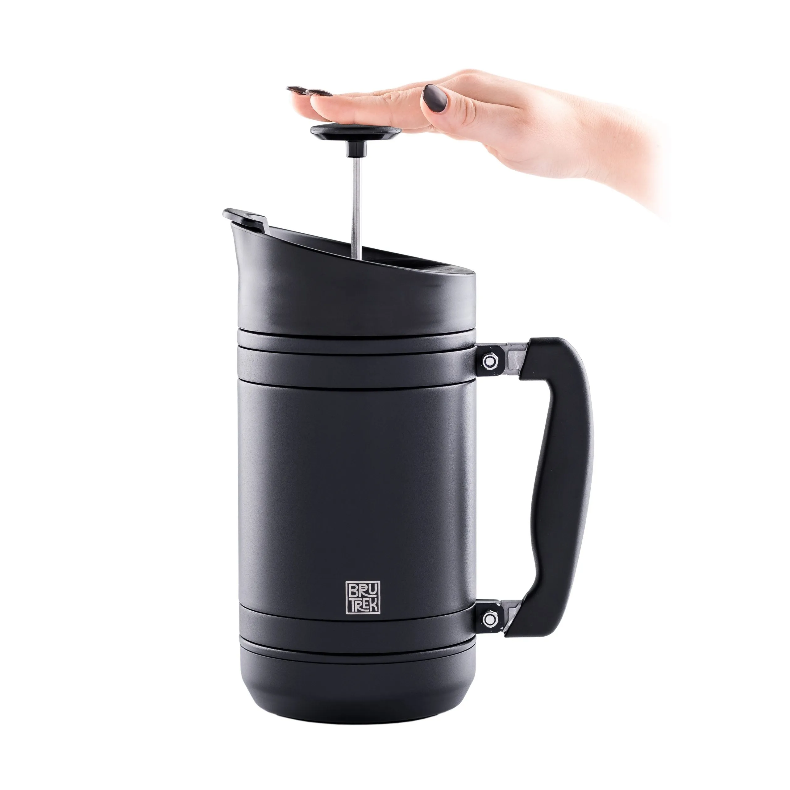 BruTrek BaseCamp 32oz French Press - Obsidian