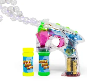 Bubble Gun Blower For Kids 20 - Classic (Boys & Girls)  Toy Blaster   2x Soap