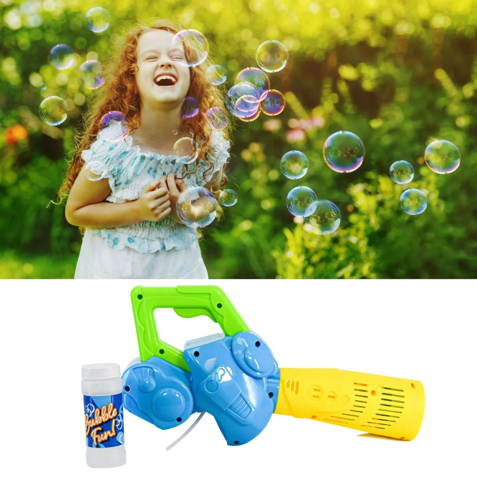 Bubble Leaf Blowing Gun for Kids