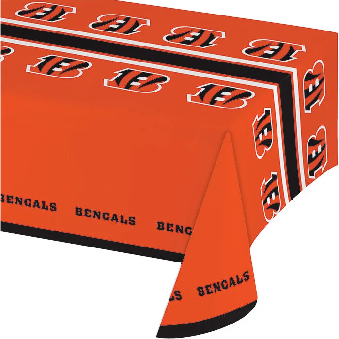 Bulk Cincinnati Bengals Plastic Table Covers (12 per Case)