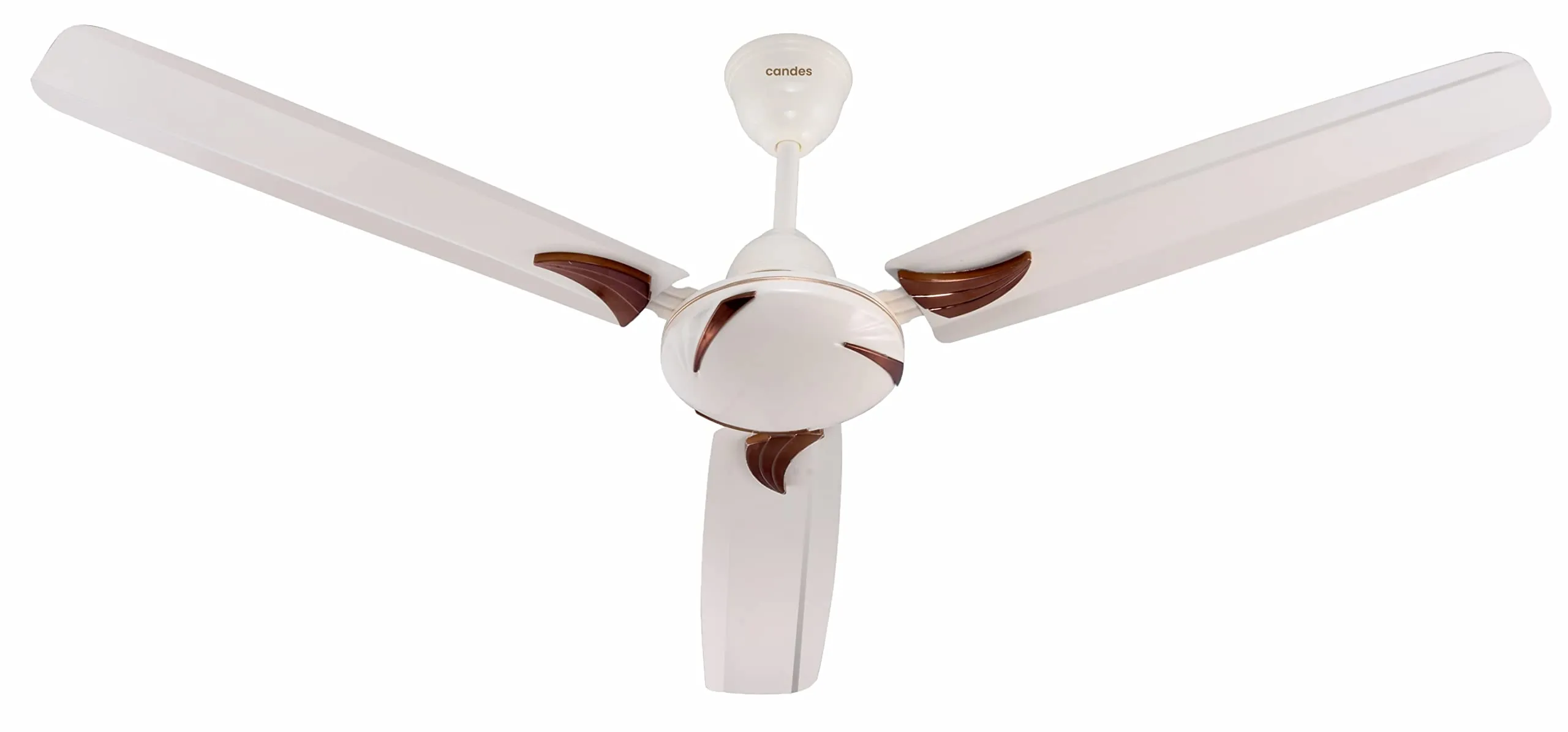 Candes Lynx 1200mm High-Speed Decorative Ceiling Fans for Home | BEE Star Rated 405 RPM Anti-Dust | 2 Years Warranty (Ivory) Pack of 1