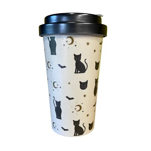 Cats n Bats Bamboo Eco Travel Mug