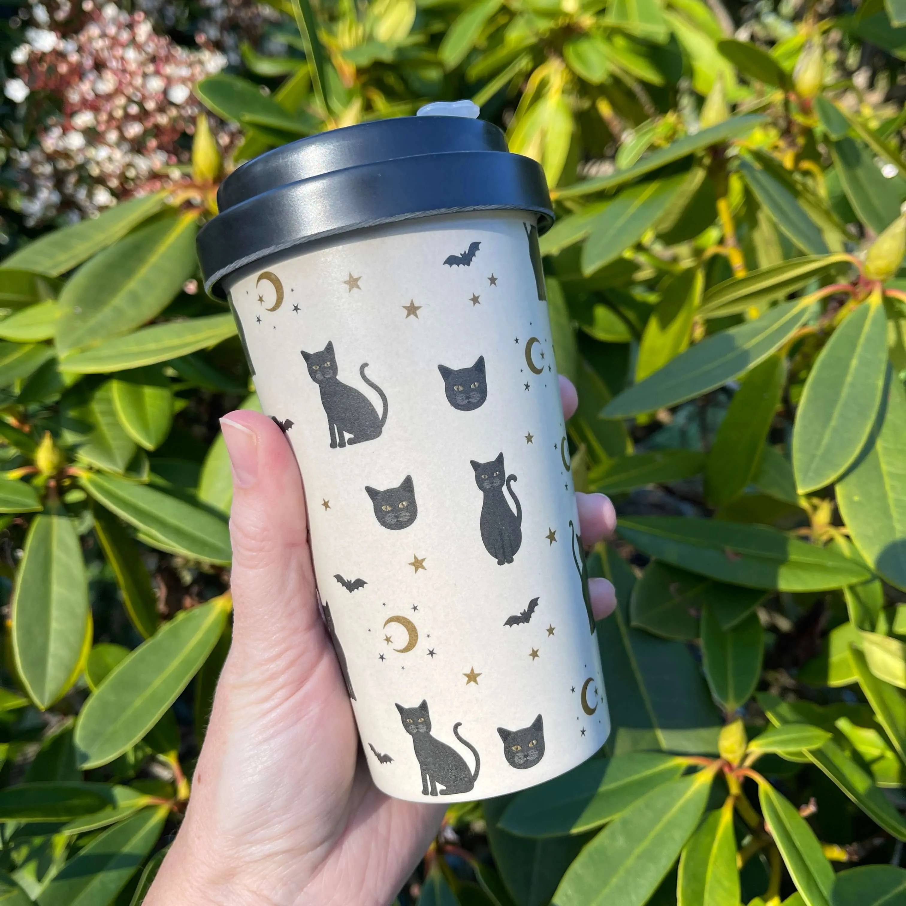 Cats n Bats Bamboo Eco Travel Mug