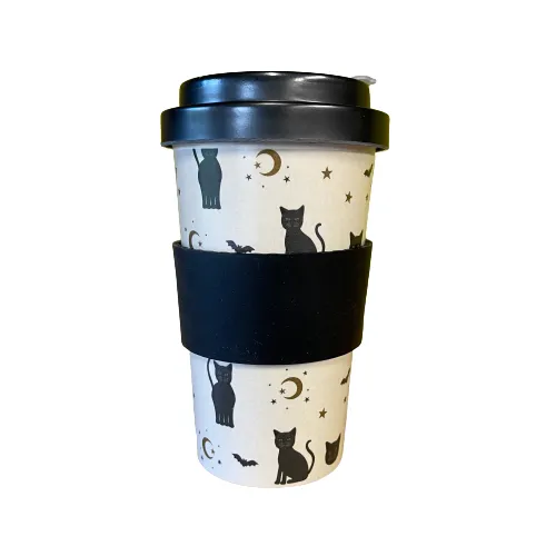 Cats n Bats Bamboo Eco Travel Mug