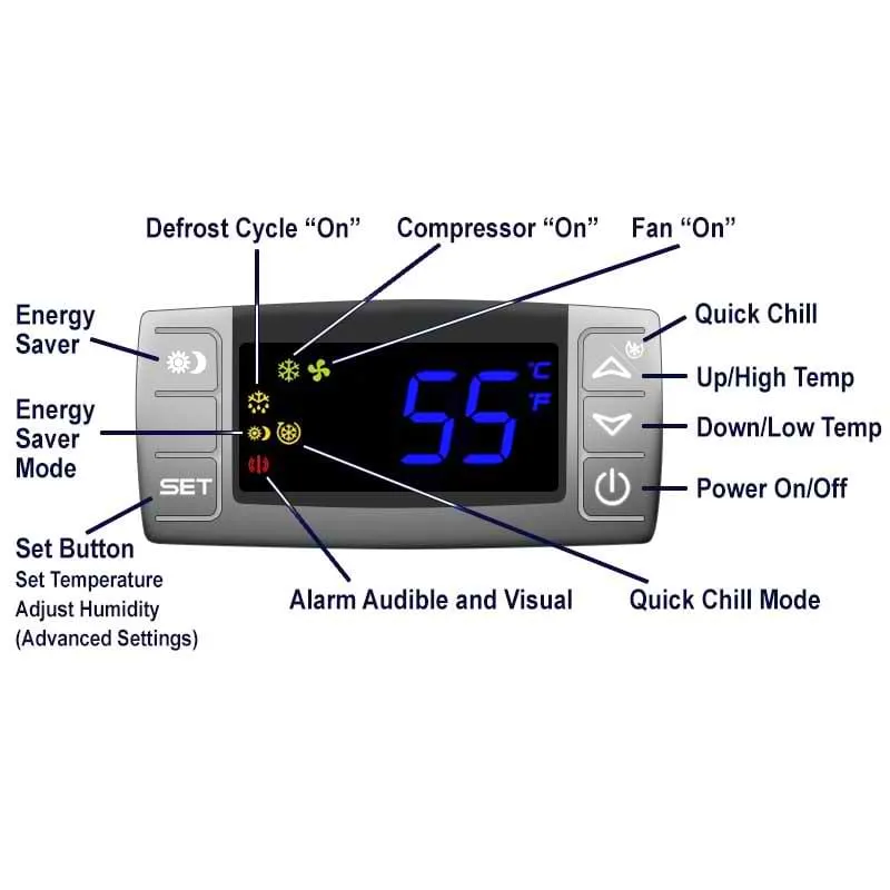 CellarPro Mini Split 3000Shqc-EC Horizontal QC 25 ft #19251