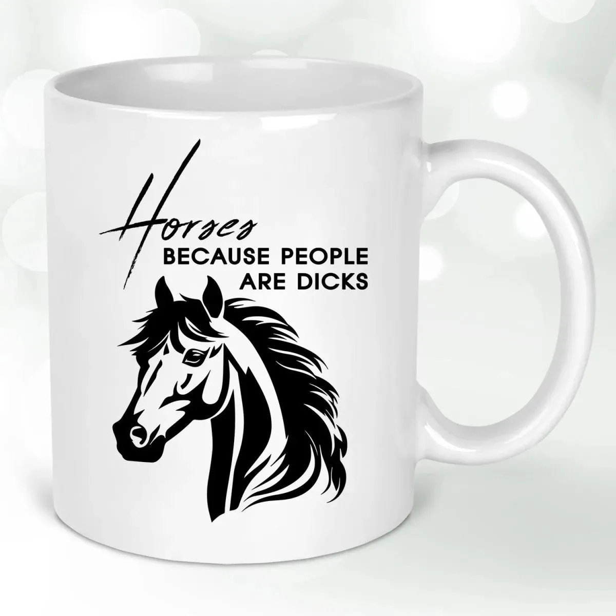 Charming Horse Lover's Mug - Ideal for Birthdays & Christmas - Equestrian Enthusiast Drinkware