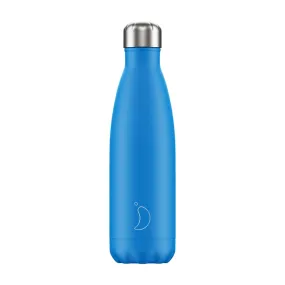 Chilly's Bottle Neon Blue 500ml