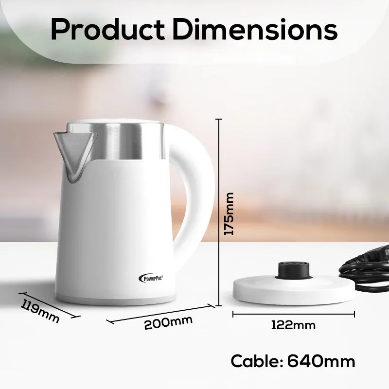 Cordless Kettle Jug Kettle 0.6L (PPJ2016WH)