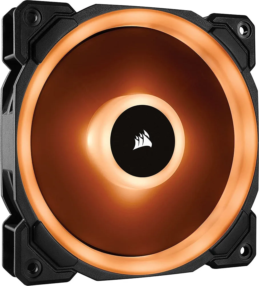 Corsair Fan LL Series LL120 RGB 120MM Dual Light Loop RGB LED PWM Fan 3 Fan Pack with Lighting Node Pro (CO-9050072-WW)