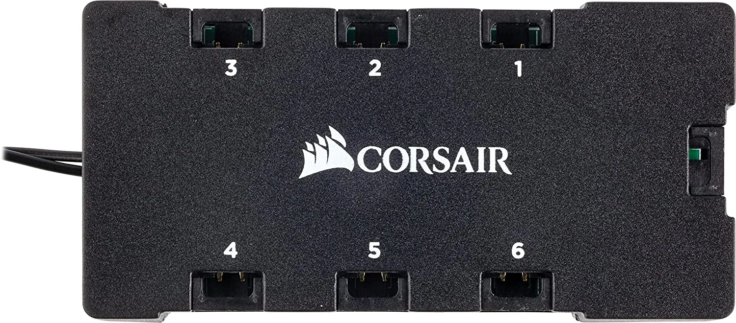 Corsair Fan LL Series LL120 RGB 120MM Dual Light Loop RGB LED PWM Fan 3 Fan Pack with Lighting Node Pro (CO-9050072-WW)