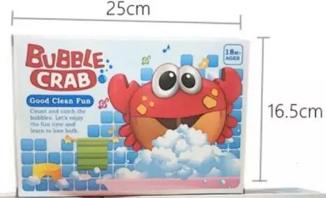 Crab Whale & Frog Bath Bubble Maker