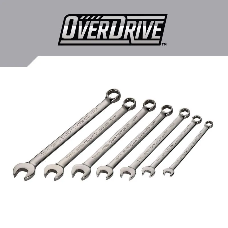 Craftsman Overdrive 6 Point SAE Wrench Set 11 pc