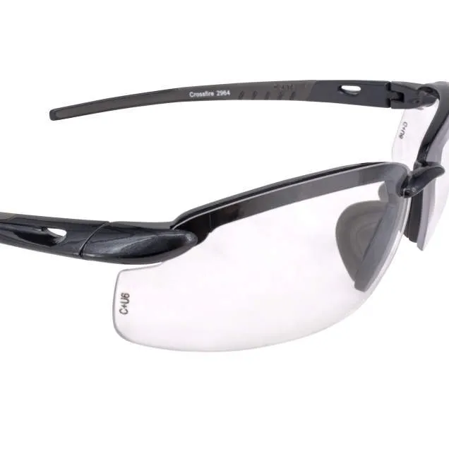 Crossfire ES5 Clear Lens Bifocal Safety Glasses, Ultra Light Premium Safety Eyewear