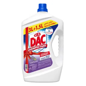 Dac Disinfectant Floor Cleaner Lavender 4.5L