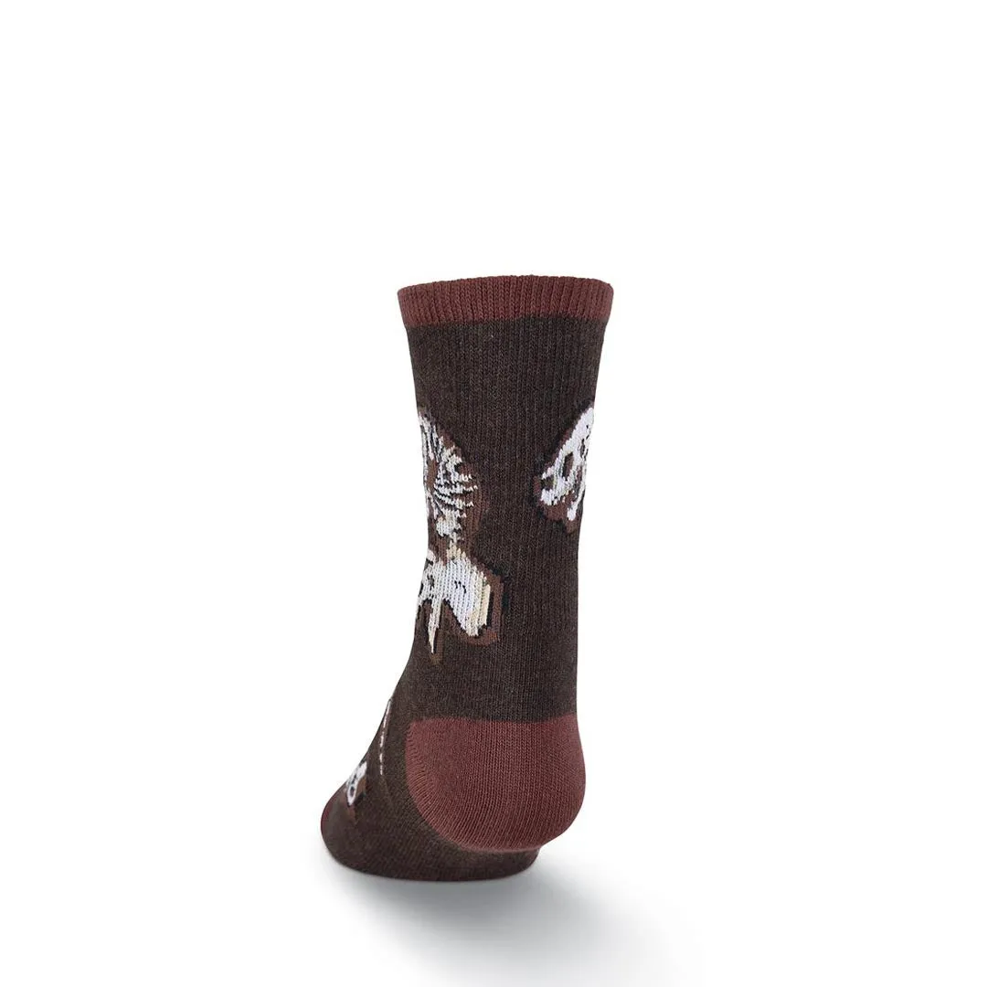 DINO BONES CREW SOCKS-BOY'S