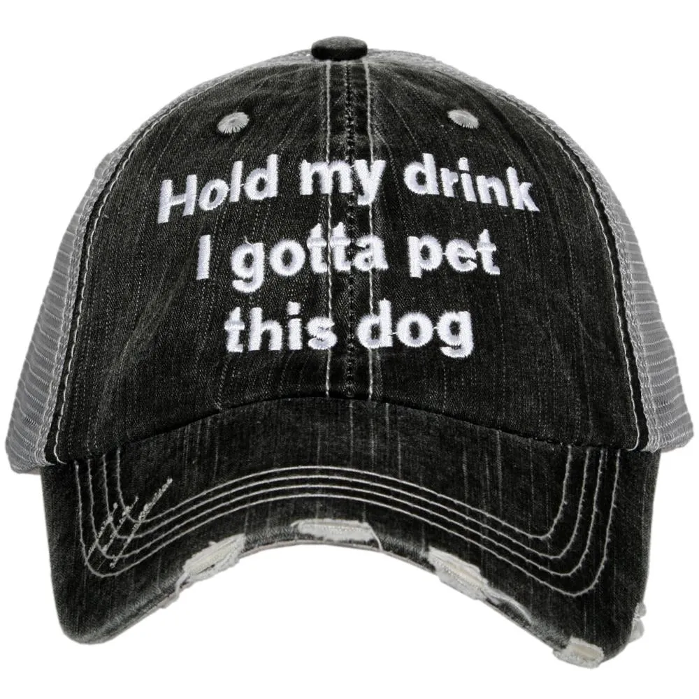 Drinking Hats Red wi-ne Margaritas Sippin pretty Hold my drink I gotta pet this dog Rose all day Cat mother wine lover