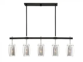 Dunbar 5 Light Linear Chandelier