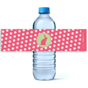 Easter Bunny Water Bottle Labels