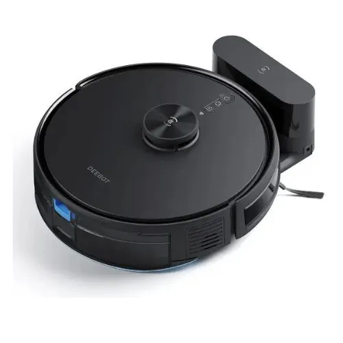 Ecovacs Robot Vacuum, 6500PA, Black