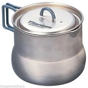 Evernew Titanium Ti Ultralight Tea Pot 800 800ml w/Pour Spout/Lid/Handles ECA546