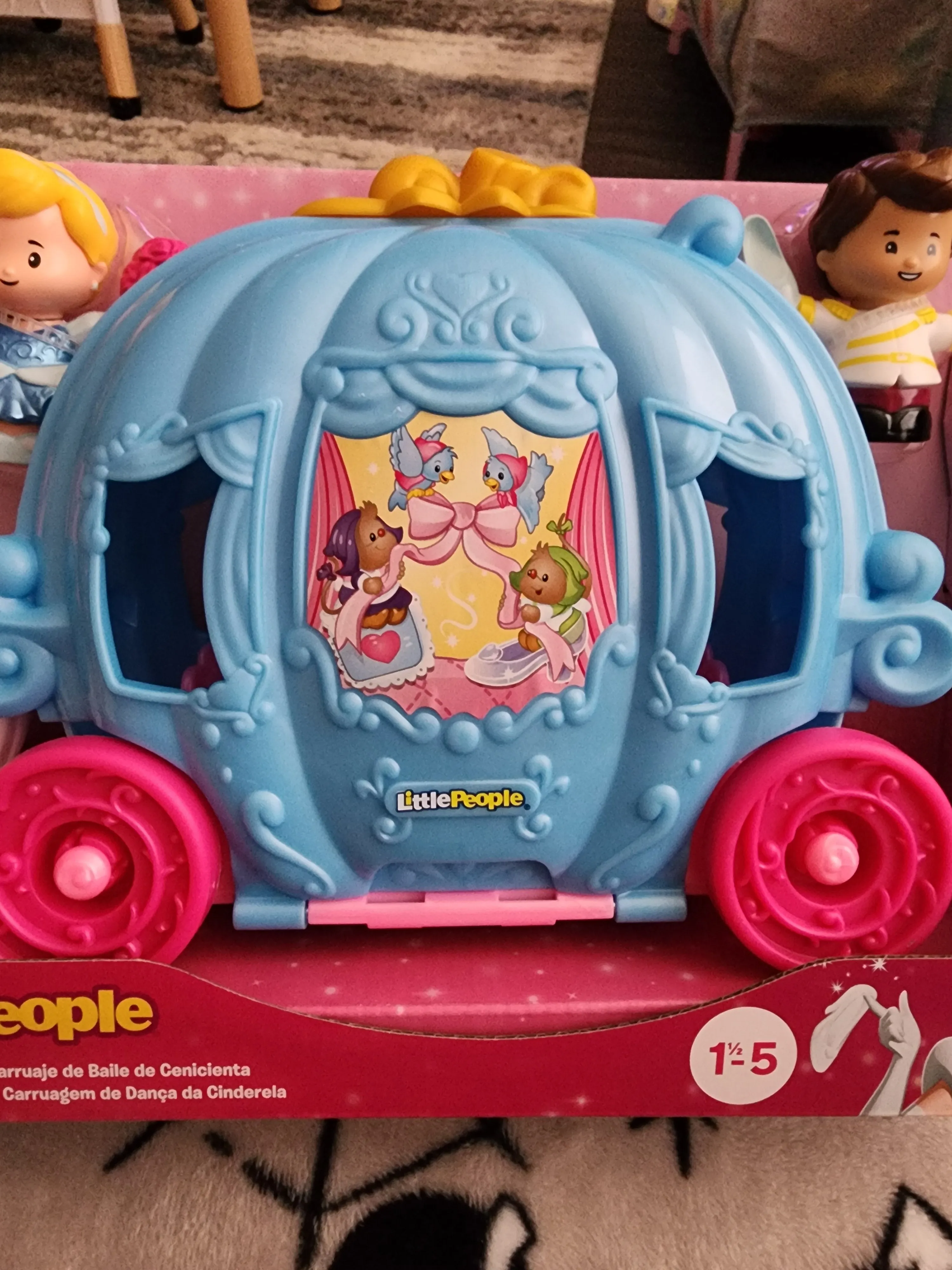 Fisher Price Disney Princess Little People Cinderella's Dancing Carriage