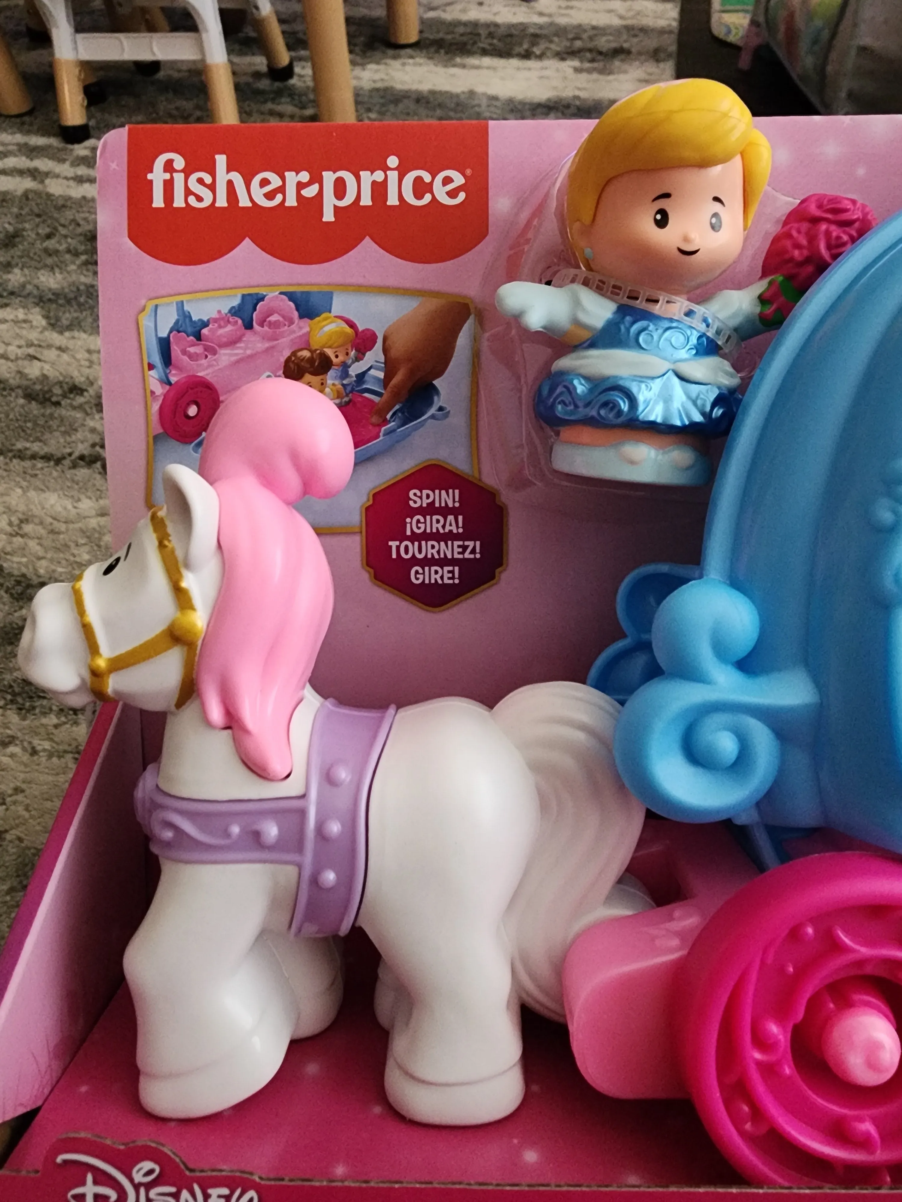 Fisher Price Disney Princess Little People Cinderella's Dancing Carriage