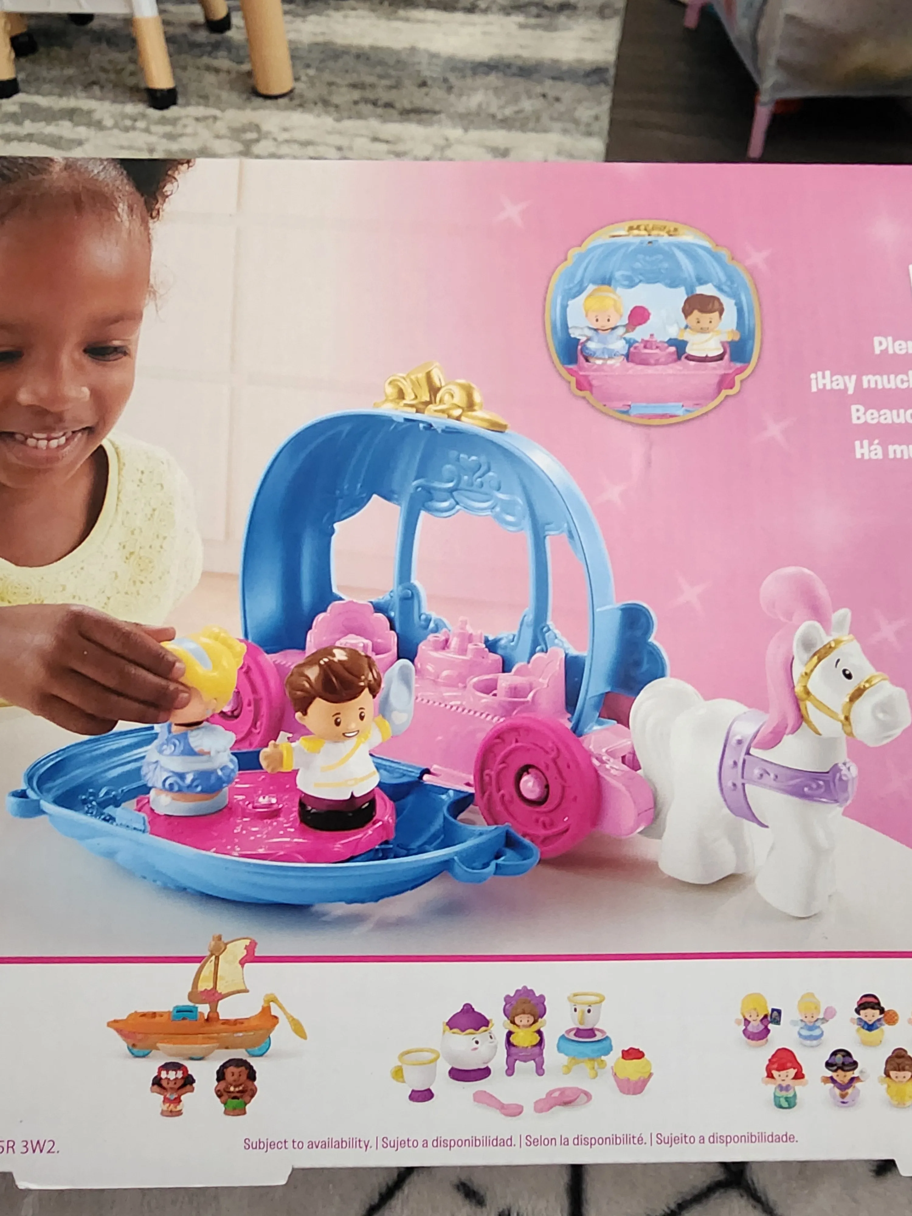 Fisher Price Disney Princess Little People Cinderella's Dancing Carriage