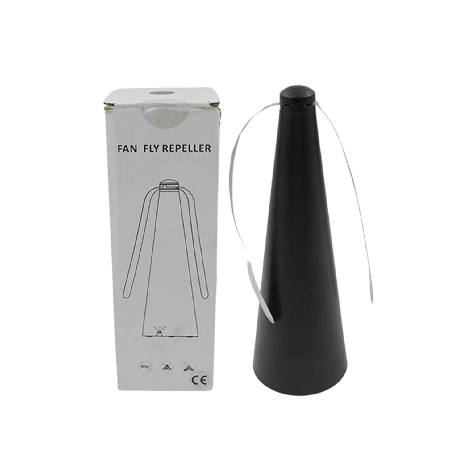 Fly Repellent Fan (Battery & USB) - Tabletop, Indoor/Outdoor, Chemical-Free