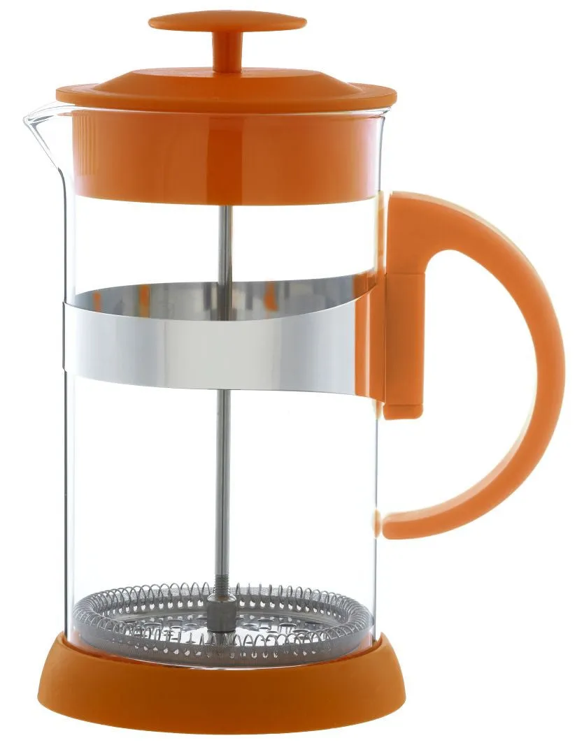 French Press: GROSCHE Zurich - Orange,  available in 2 sizes, 8 cup and 3 cup