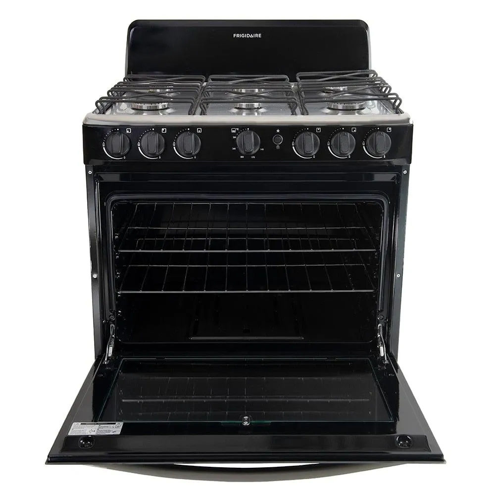 Frigidaire Gas Range 30" with 6 Burners in Black